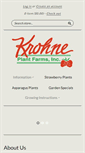 Mobile Screenshot of krohneplantfarms.com
